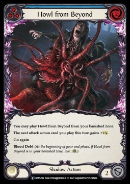 Howl from Beyond (Blue) (Rainbow Foil) - Monarch - Unlimited