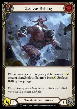 Zealous Belting (Red) (Regular) - Monarch - Unlimited