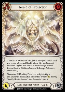 Herald of Protection (Blue) (Regular) - Monarch - Prism Blitz Deck