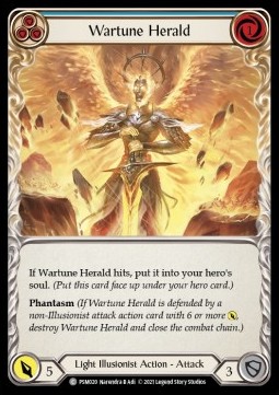 Wartune Herald (Blue) (Regular) - Monarch - Prism Blitz Deck