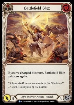 Battlefield Blitz (Red) (Regular) - Monarch - Boltyn Blitz Deck