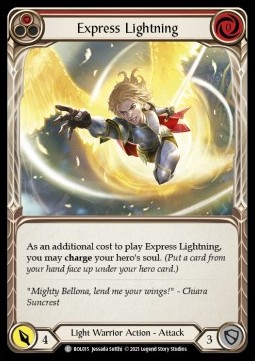 Express Lightning (Red) (Regular) - Monarch - Boltyn Blitz Deck