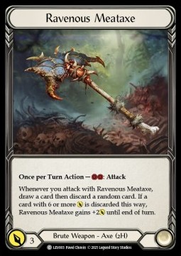 Ravenous Meataxe (Regular) - Monarch - Levia Blitz Deck