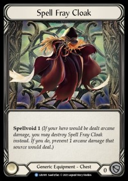 Spell Fray Cloak (Regular) - Monarch - Levia Blitz Deck