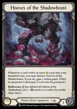 Hooves of the Shadowbeast (Regular) - Monarch - Levia Blitz Deck