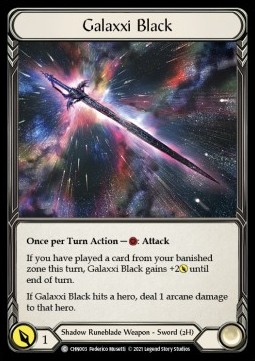 Galaxxi Black (Regular) - Monarch - Chane Blitz Deck