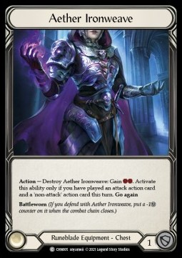 Aether Ironweave (Regular) - Monarch - Chane Blitz Deck