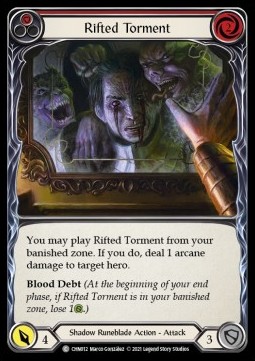 Rifted Torment (Red) (Regular) - Monarch - Chane Blitz Deck