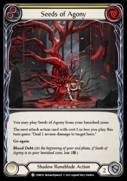 Seeds of Agony (Yellow) (Regular) - Monarch - Chane Blitz Deck