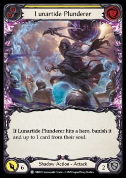 Lunartide Plunderer (Yellow) (Regular) - Monarch - Chane Blitz Deck