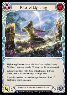 Rites of Lightning (Blue) (Regular) - Tales of Aria - First