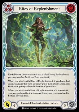 Rites of Replenishment (Blue) (Regular) - Tales of Aria - First