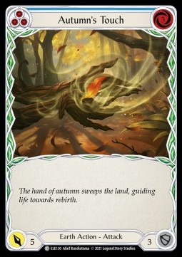 Autumn's Touch (Blue) (Rainbow Foil) - Tales of Aria - First