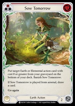 Sow Tomorrow (Red) (Regular) - Tales of Aria - First