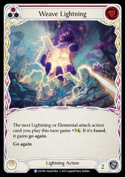 Weave Lightning (Red) (Regular) - Tales of Aria - First