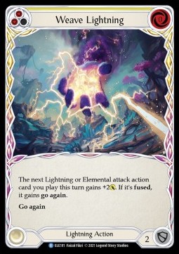 Weave Lightning (Yellow) (Regular) - Tales of Aria - First