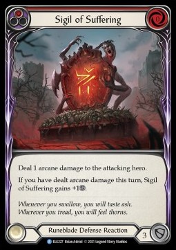 Sigil of Suffering (Red) (Regular) - Tales of Aria - First