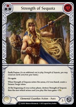 Strength of Sequoia (Red) (Regular) - Tales of Aria - Unlimited