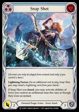 Snap Shot (Blue) (Rainbow Foil) - Tales of Aria - Unlimited
