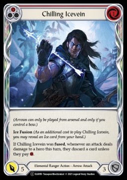 Chilling Icevein (Red) (Rainbow Foil) - Tales of Aria - Unlimited