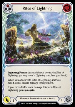 Rites of Lightning (Red) (Regular) - Tales of Aria - Unlimited
