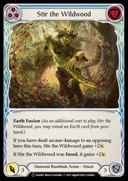 Stir the Wildwood (Blue) (Regular) - Tales of Aria - Unlimited