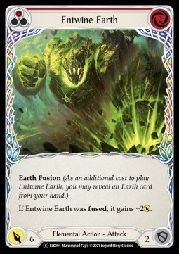 Entwine Earth (Red) (Rainbow Foil) - Tales of Aria - Unlimited
