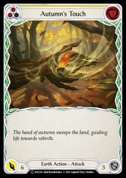 Autumn's Touch (Yellow) (Rainbow Foil) - Tales of Aria - Unlimited