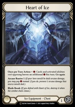 Heart of Ice (Rainbow Foil) - Tales of Aria - Unlimited