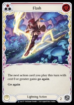 Flash (Red) (Rainbow Foil) - Tales of Aria - Unlimited