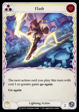 Flash (Yellow) (Rainbow Foil) - Tales of Aria - Unlimited