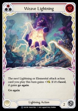 Weave Lightning (Red) (Regular) - Tales of Aria - Unlimited