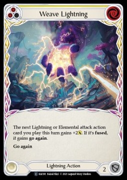 Weave Lightning (Yellow) (Regular) - Tales of Aria - Unlimited