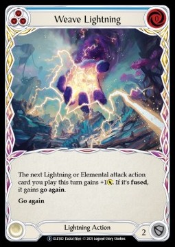 Weave Lightning (Blue) (Regular) - Tales of Aria - Unlimited