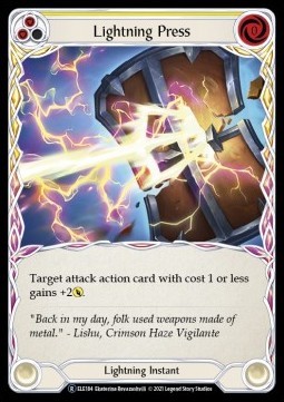 Lightning Press (Yellow) (Regular) - Tales of Aria - Unlimited