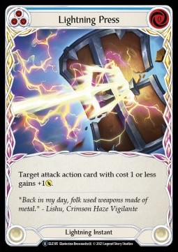 Lightning Press (Blue) (Regular) - Tales of Aria - Unlimited