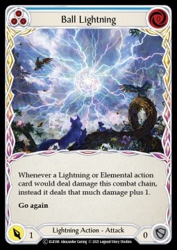 Ball Lightning (Blue) (Rainbow Foil) - Tales of Aria - Unlimited