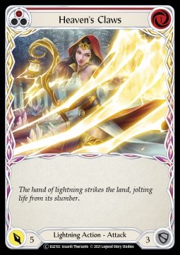Heaven's Claws (Red) (Rainbow Foil) - Tales of Aria - Unlimited
