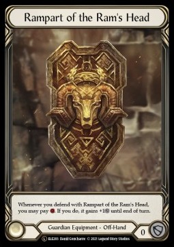 Rampart of the Ram's Head (Rainbow Foil) - Tales of Aria - Unlimited