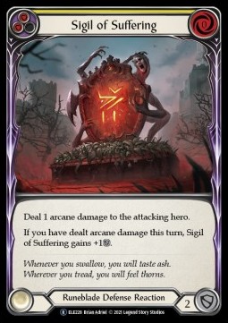 Sigil of Suffering (Yellow) (Regular) - Tales of Aria - Unlimited
