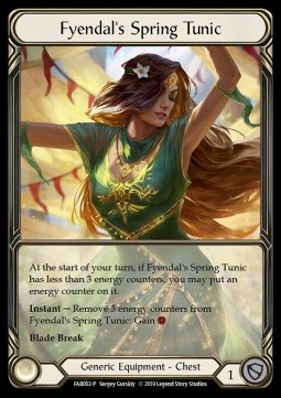 Fyendal's Spring Tunic (Extended Art Rainbow Foil) - FAB Promos