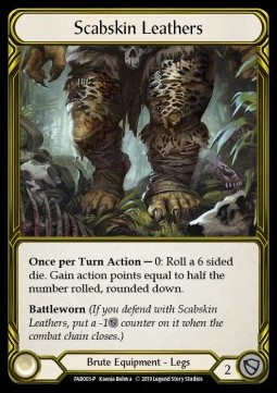 Scabskin Leathers (Cold Foil Golden) - FAB Promos