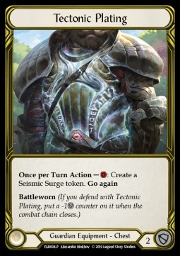 Tectonic Plating (Cold Foil Golden) - FAB Promos
