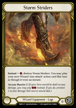 Storm Striders (Cold Foil Golden) - FAB Promos