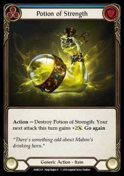 Potion of Strength (Cold Foil) - FAB Promos