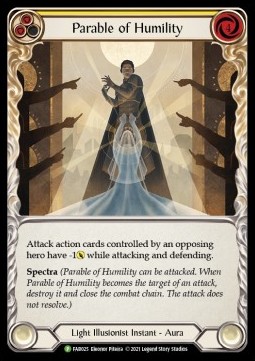 Parable of Humility (Cold Foil) - FAB Promos