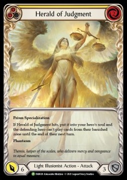 Herald of Judgment (Extended Art Rainbow Foil) - FAB Promos