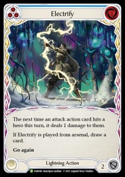 Electrify (Blue) (Alternate Art Rainbow Foil) - FAB Promos