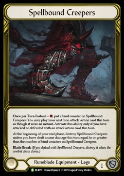 Spellbound Creepers (Cold Foil Golden) - FAB Promos