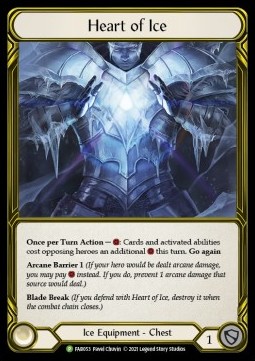 Heart of Ice (Cold Foil Golden) - FAB Promos